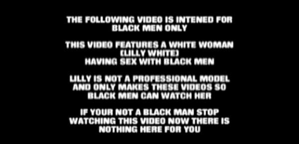  White Cum Dump for Black Men Only ( Lillywhite4bm )